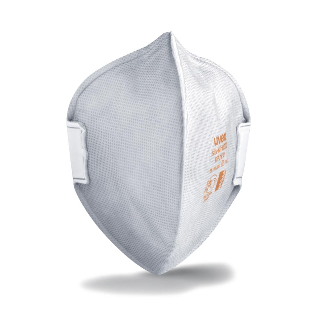 Cytiva Fine Dust Mask Silv-Air Pro 8203 FFP2, Without Valve, Silver