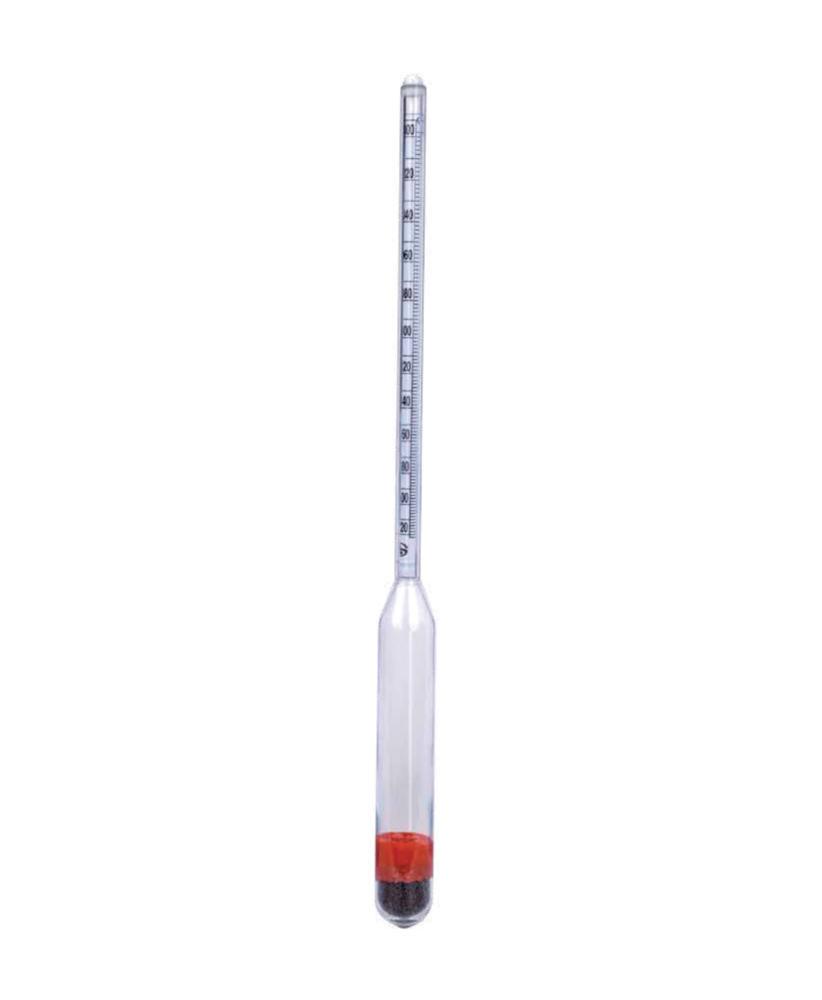 Ludwig Schneider Hydrometer acc. to Baumé 49–61:0.2° PC, Reference Temperature 15°C, Length 250 mm