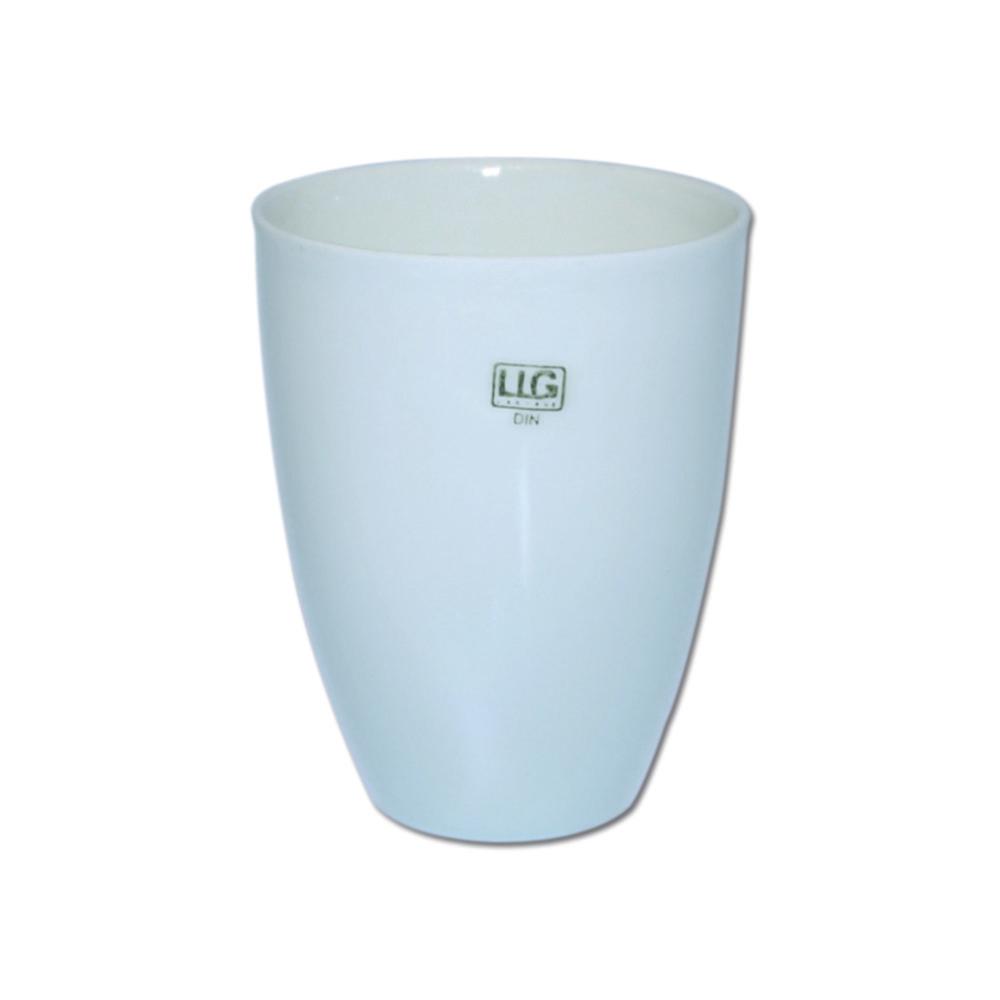 LLG Porcelain Crucible 3/35 DIN 26 mL 35 mm Ø Tall Form Glazed