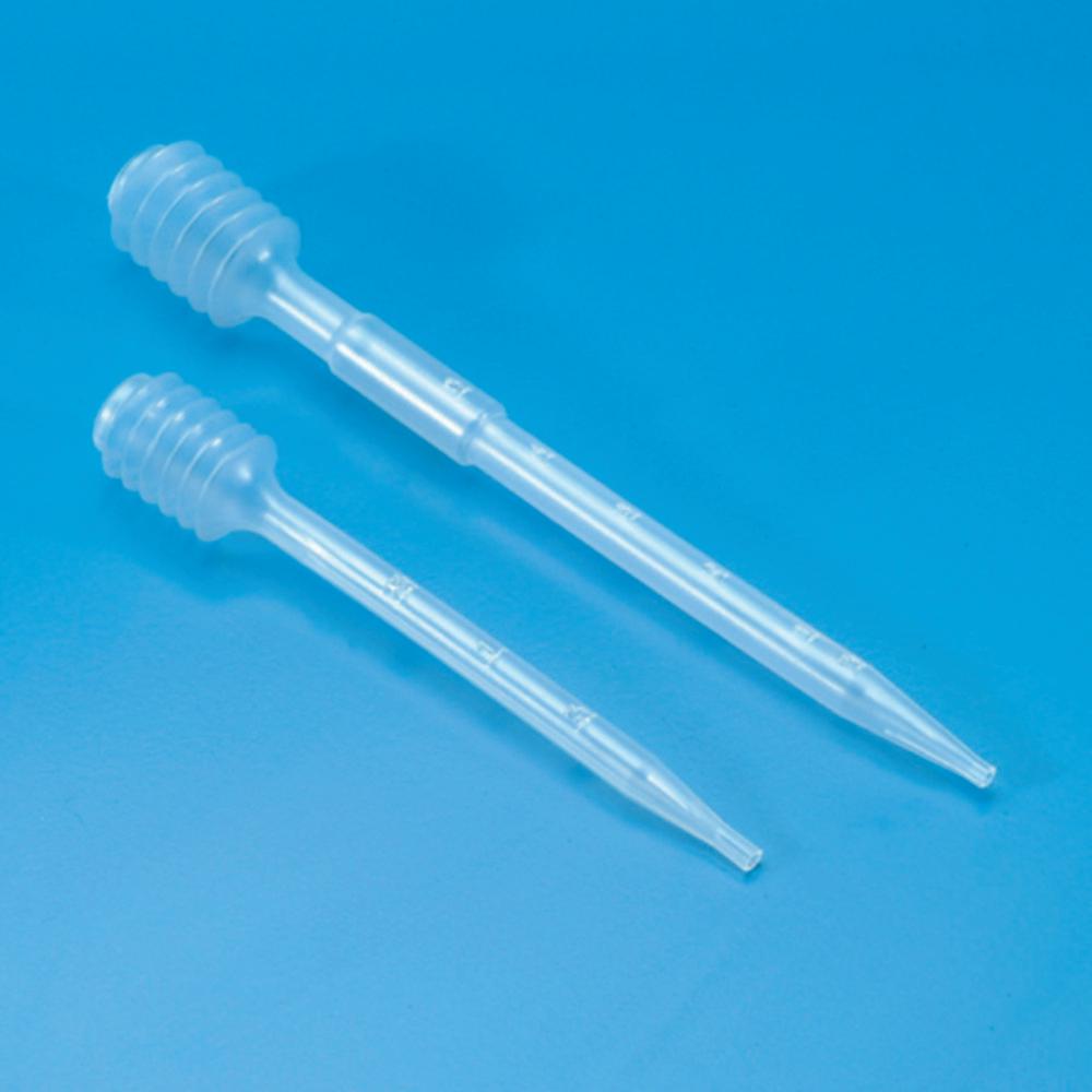 Kartell Disposable Dropping Pipettes 5 ml PE with Bellows and Graduation