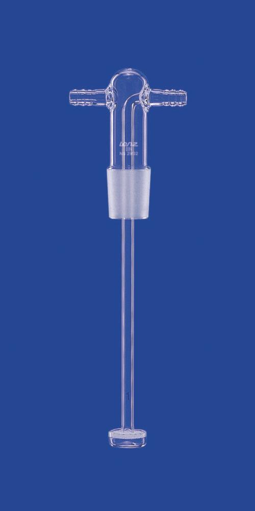 Lenz-Laborglas Gas Washbottle Heads with Filter Disc Por. 0 GL 14 Connections