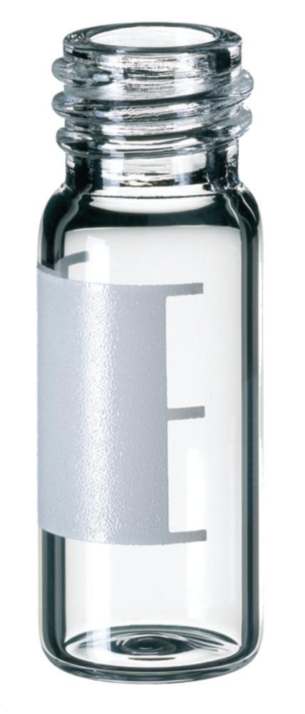 La-Pha-Pack Threaded Bottle 1.5 ml Thread 10-425, 32x11.6 mm Clear Glass Pack of 1000

