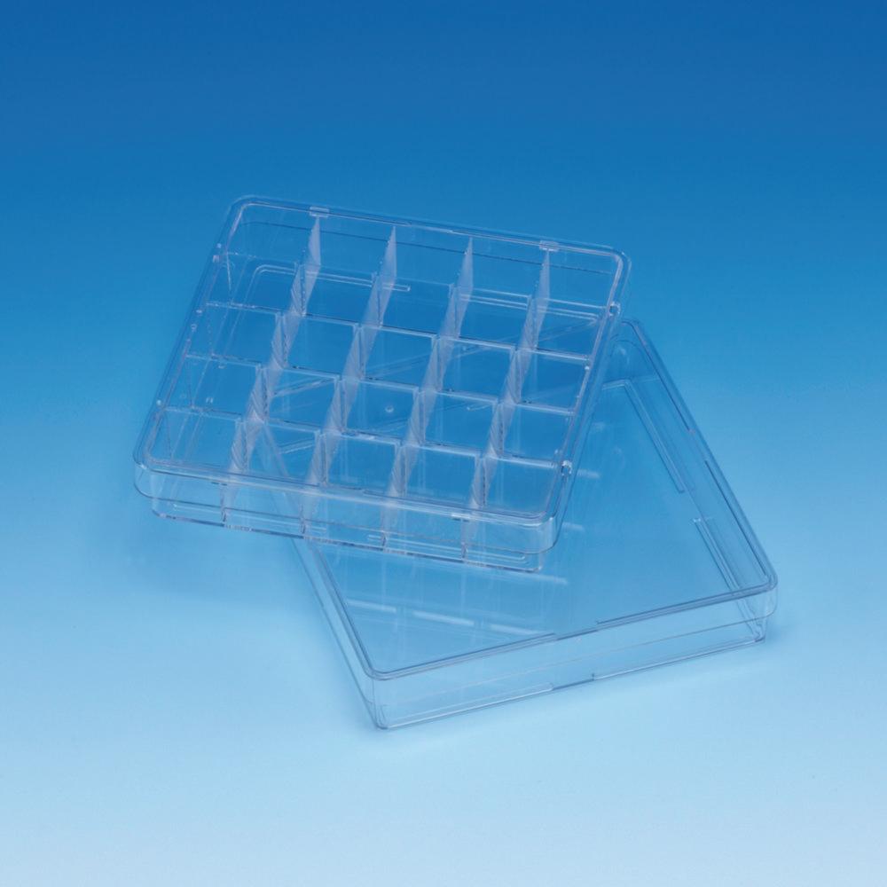 Sterilin Square Dish 100 mm Height 20.8, 25-Well, Pack of 120