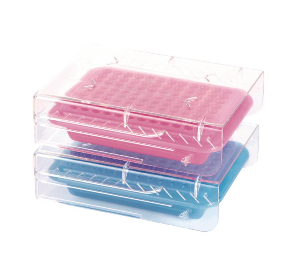 Heathrow Scientific PCR Cooler 96-Well – Pink/Purple & Blue/Dark Blue (Pack of 2)