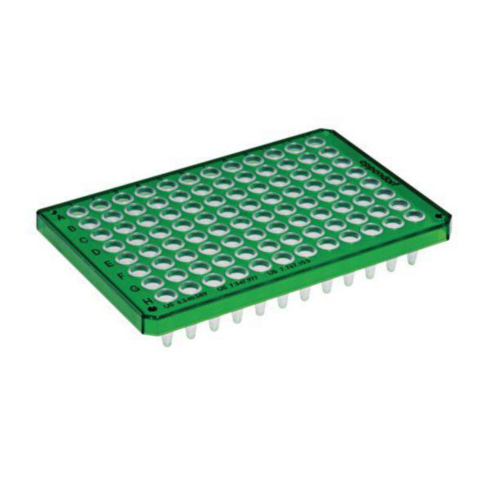 Eppendorf twin.tec PCR Plate 96 Semi-Skirted, Wells Colorless, Green, Pack of 25
