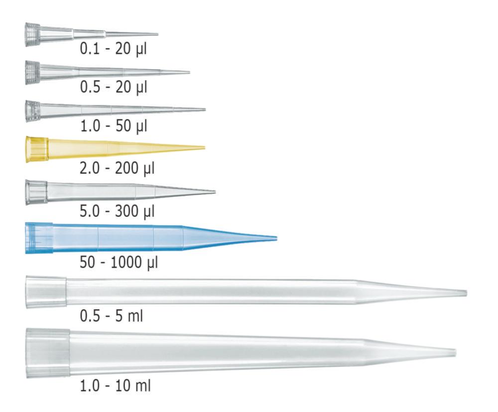 BRAND Pipette Tips 2-200 µL PP Bulk (Pack of 10,000)