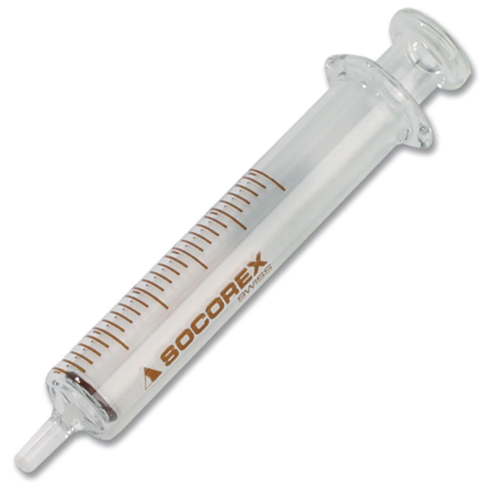 SOCOREX DOSYS™ 155 10 ml Graduated Glass Syringe with Glass Luer Adapter (Pack of 3)

