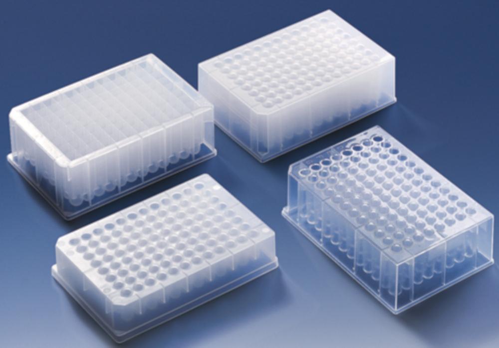 BRAND Deep Well Plates 22 mL, 96-Well, PP, Non-Sterile, Stackable, Pack of 24