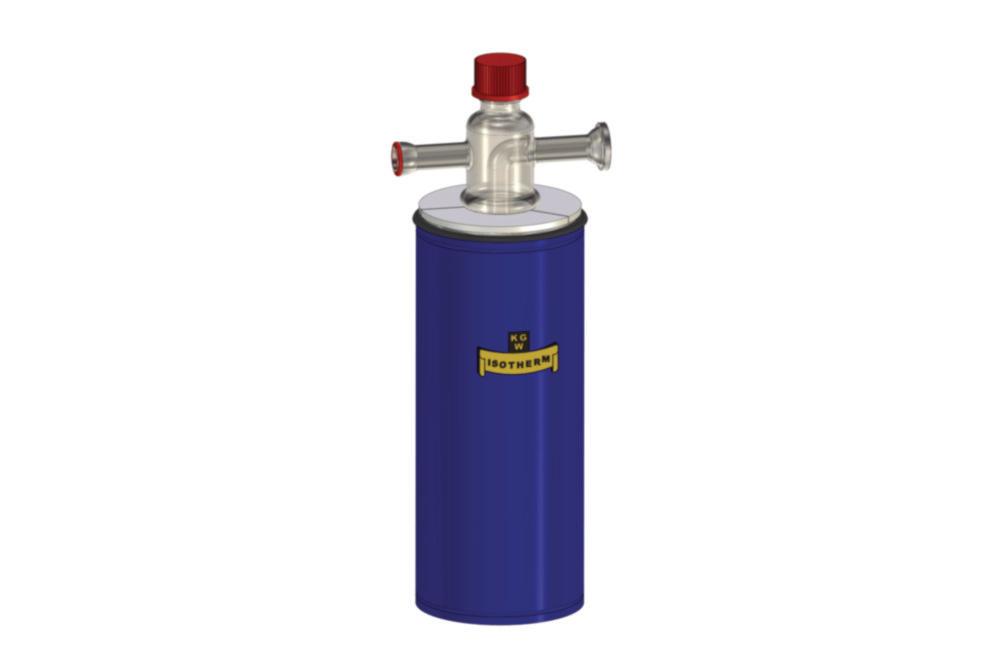 KGW Schieder Cold Trap Type KF 29-OK-A Complete with Dewar Flask 12 C and Plastic Ring and Drain Opening