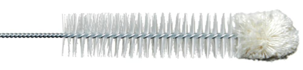 Reitenspieß-Bürsten Laboratory Brush 280 mm – Ø 15 mm, Nylon Bristles, Galvanized Wire Handle with Eyelet