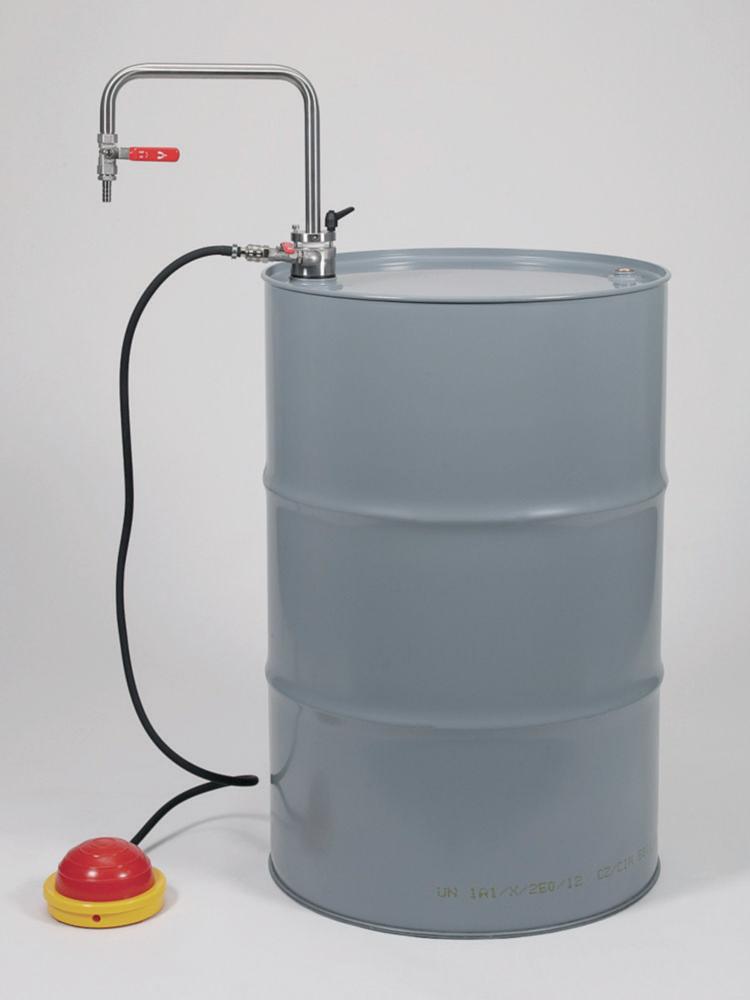 Bürkle Foot Pumps for Solvent Immersion, Depth 95 cm, 30l/min