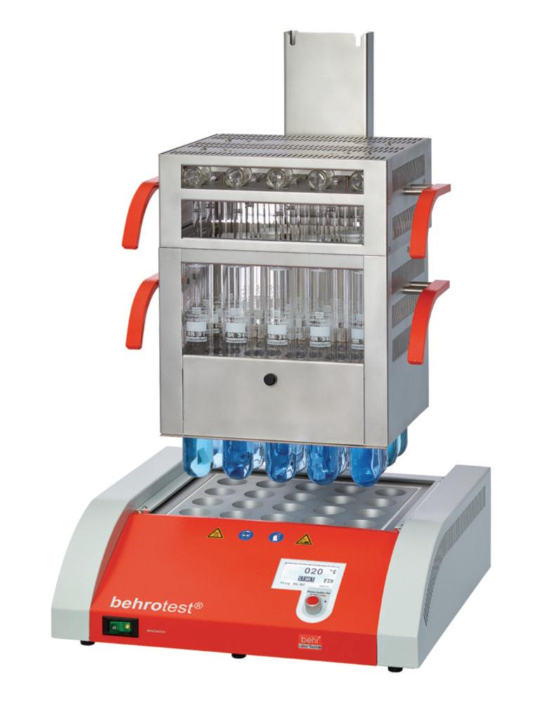 Behr Kjeldahl Digestion Unit K 8 with 8 Sample Slots, 250 ml Vessels, and Fume Collector