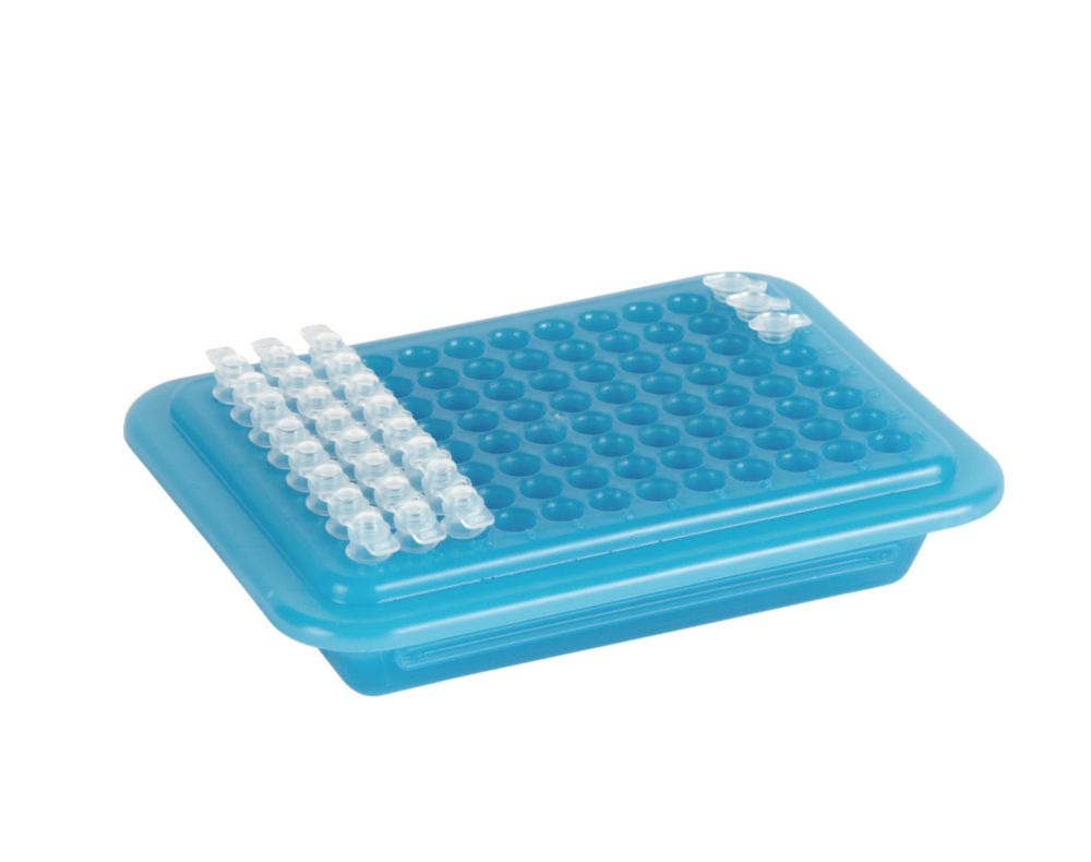 Heathrow Scientific PCR Cooler, Light Blue & Dark Blue, 96-Well, Pack of 2