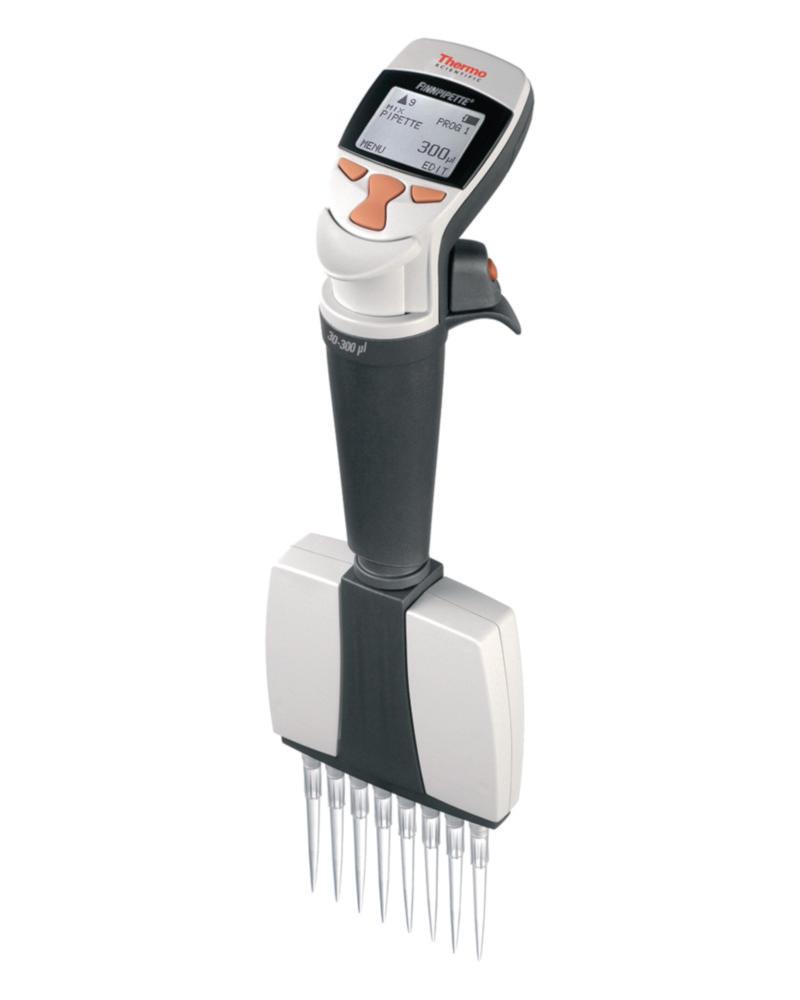 Thermo Scientific Finnpipette Novus 8-Channel with Variable Volume, 100-1200 µL (Includes Universal Plug Charger)