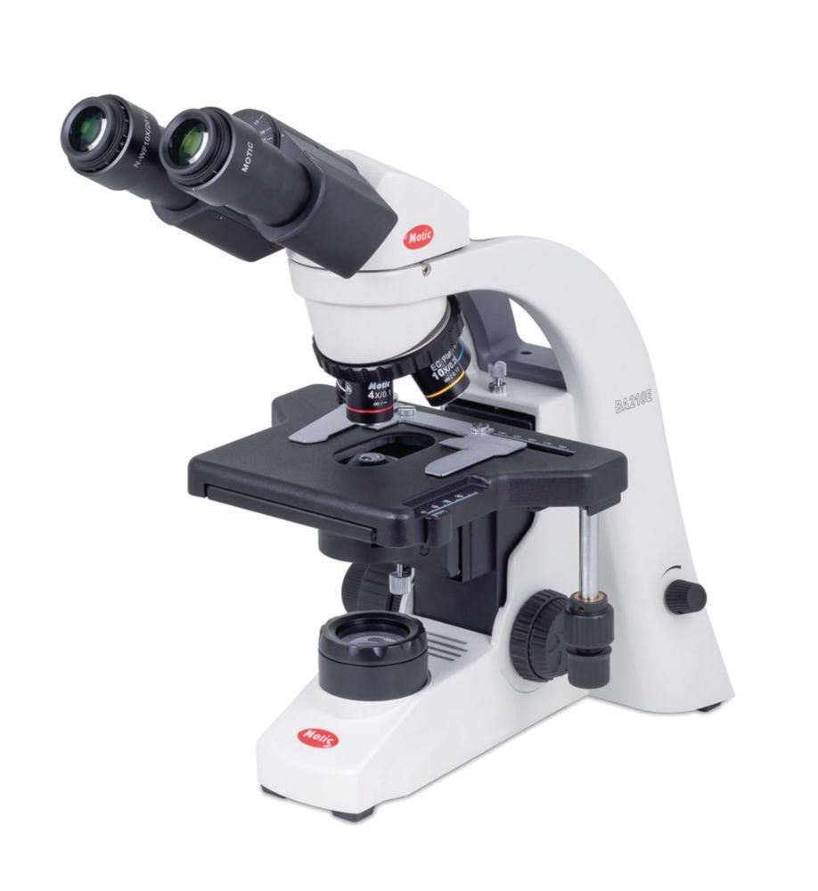 MOTIC Microscope BA210E Binocular, Binocular Tube, Boilpot Type, 30º Viewing Angle, 360º Rotatable