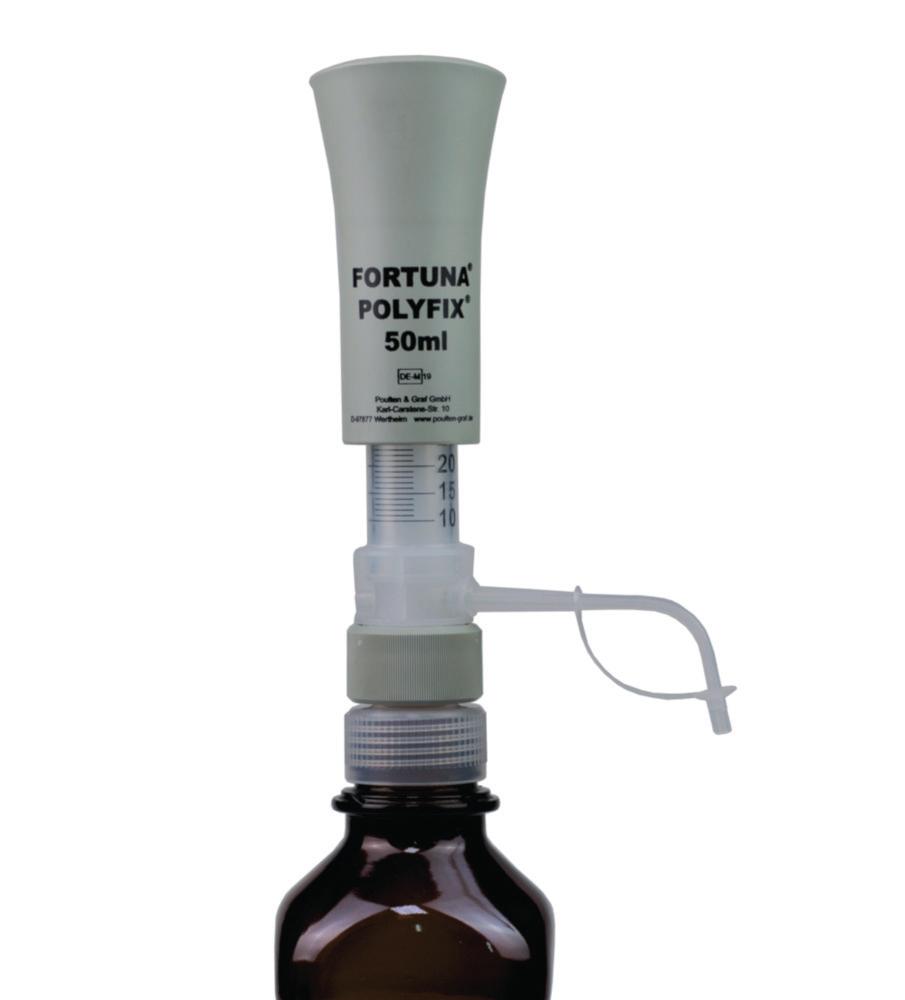 Poulten & Graf Plastic Dispenser Polyfix 10-50 mL, Without Bottle