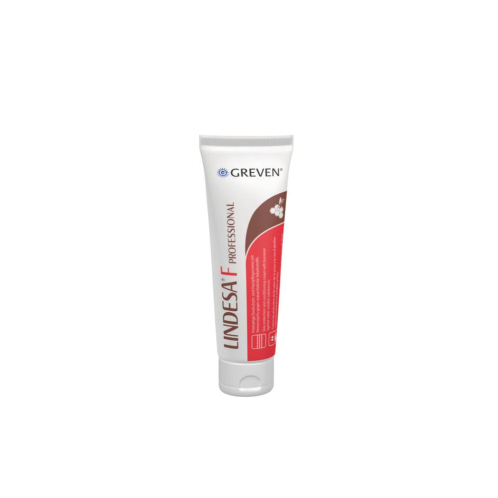 Peter Greven LINDESA F Professional Skin Protection/Care Cream, Tube of 100 ml, Against Water-Soluble Working Materials