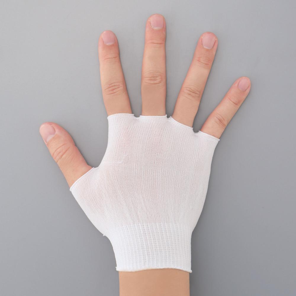 AS ONE ASPURE Undergloves, Size S-L, Half Finger, Nylon, Pack of 30x10 Pairs