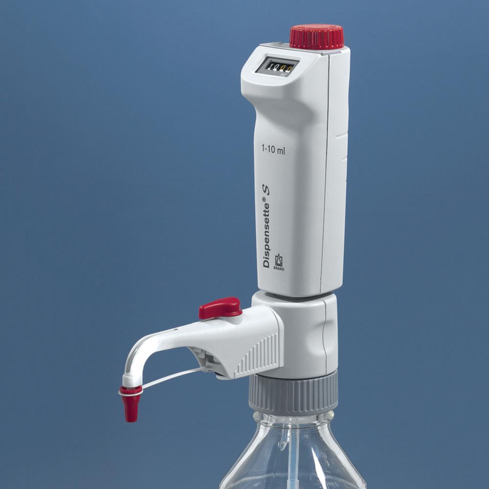 BRAND Dispensette S Digital 1-10 mL with Recirculation Valve