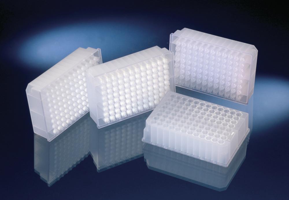Thermo Nunc U96 Deepwell Plates Natural PP 1.0 mL Round Bottom Without Lid Non-Sterile Untreated (VE50)
