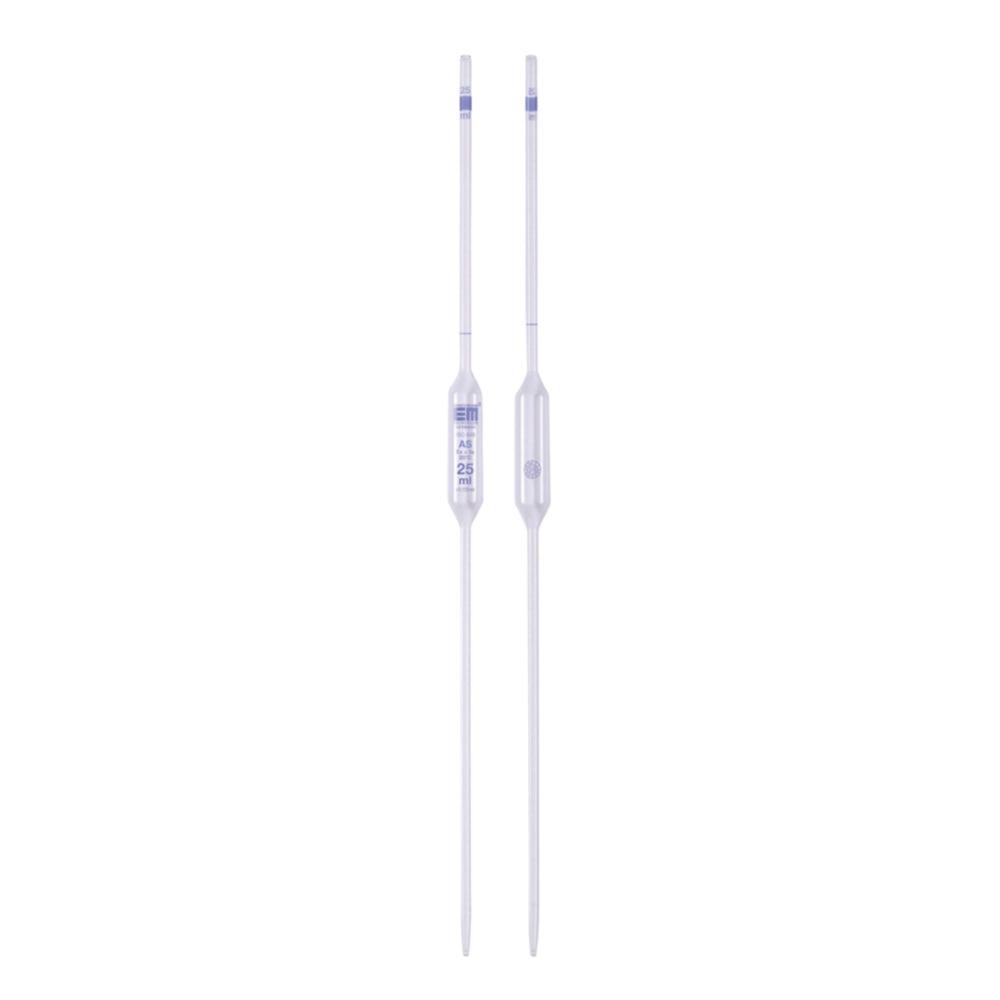 Hirschmann Laborgeräte 10 mL Volumetric Pipette, Class AS, AR-Glass, Blue Graduation