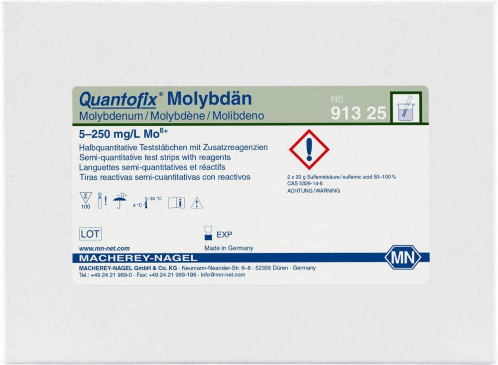 Macherey-Nagel-Nagel QUANTOFIX Test Kit Molybdenum 100 Test Strips & Reagents