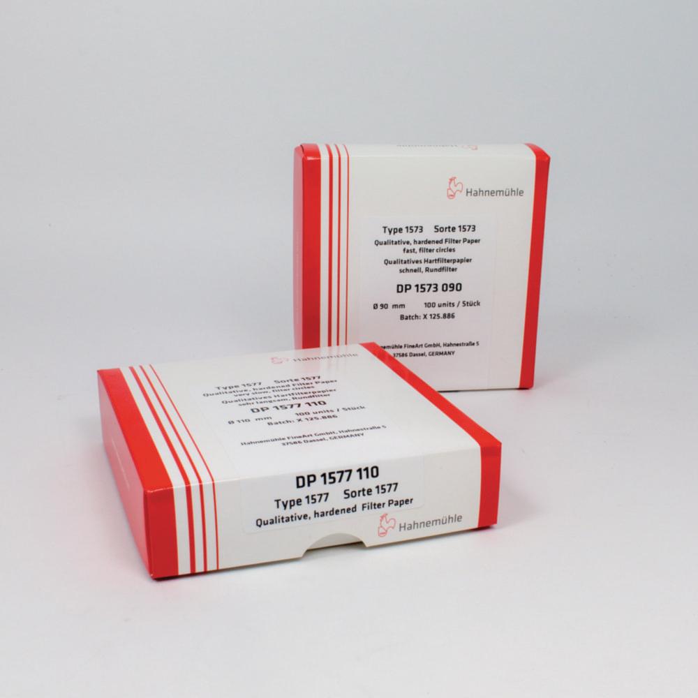 Hahnemühle Filter Circles 1575, 240 mm Qualitative Wet Strength Filter Paper, 90 g/sqm, Pack of 100