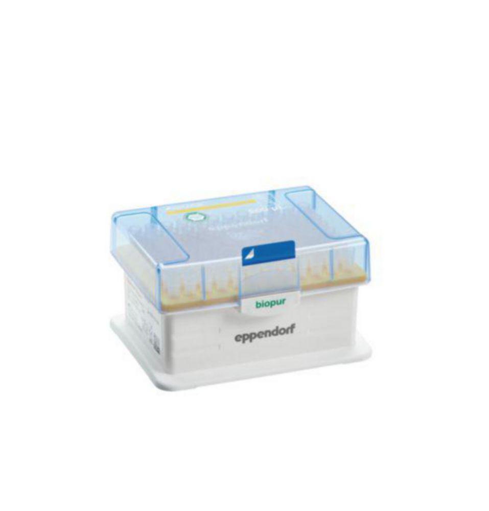 Eppendorf epT.I.P.S. Racks BioPur, 0.1-20µL, 40mm, Medium Grey, Colourless Tips, Pack of 480 (5 Racks x 96 Tips)