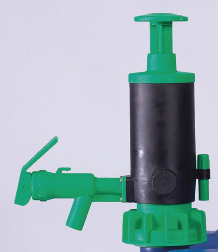Bürkle PumpMaster Canister and Barrel Pump for Acids and Chemical Fluids FKM Green