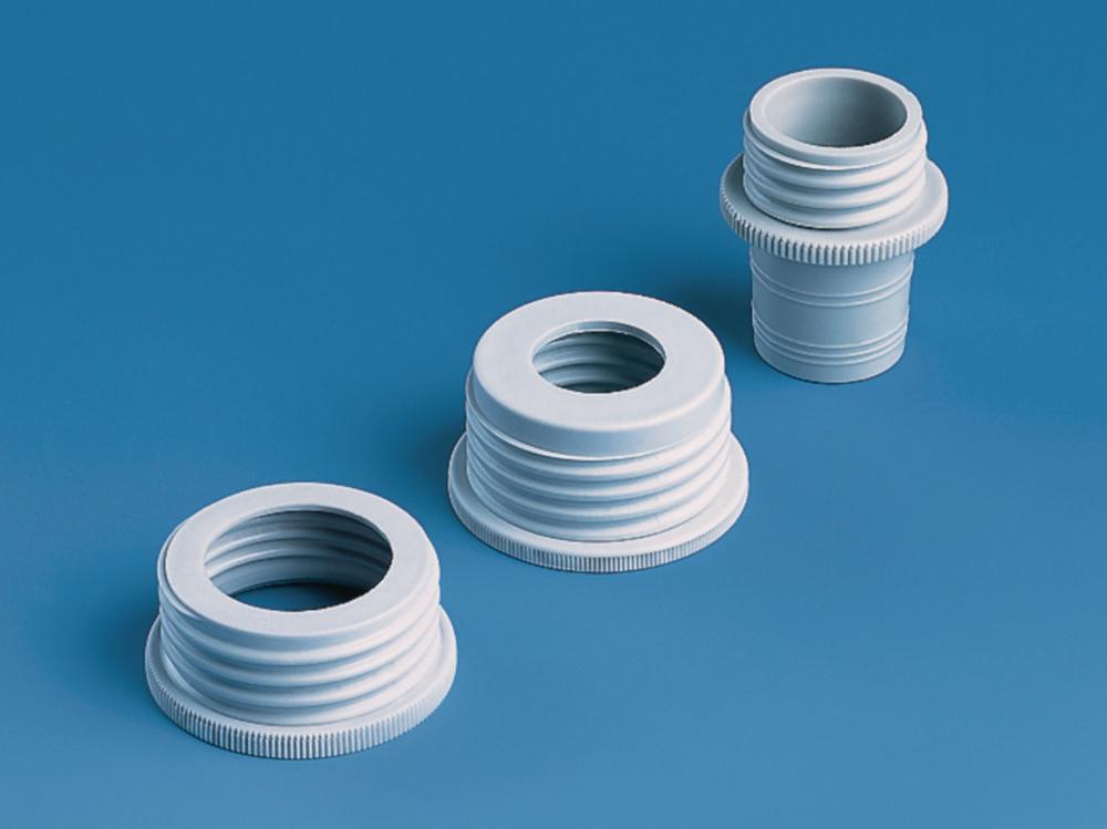BRAND Thread Adapter PE for Dispensette and Burette Digital, Outer Thread S 40, F Bottle Thread S 60