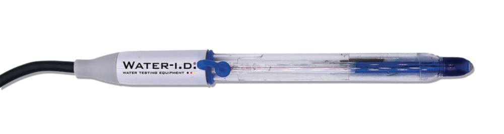 Water-i.d. pH Electrode (Glass Body / Refillable) # PL2SP-ElPHGLREFATC

