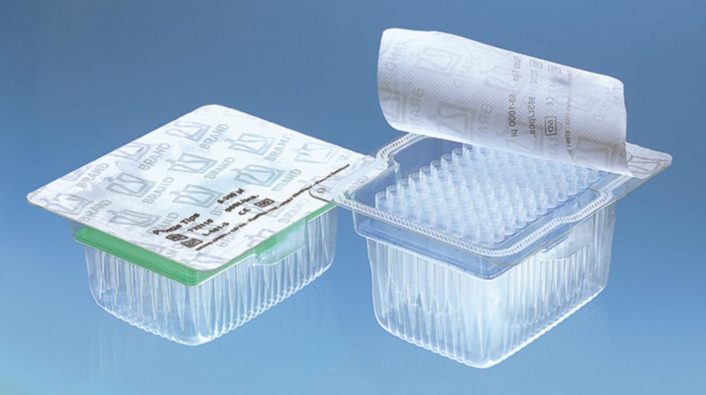 BRAND Pipette Tips Tip-Rack 1-50 µl, PP, Sterile, Pack of 960