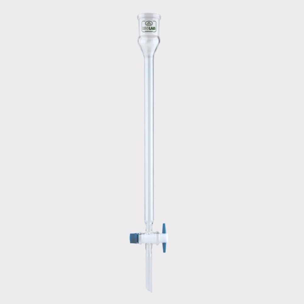 ISOLAB Chromatography Column 300 mm Dia 10 mm with Frit P0.25 mL Socket NS 14/23 Borosilicate Glass 3.3