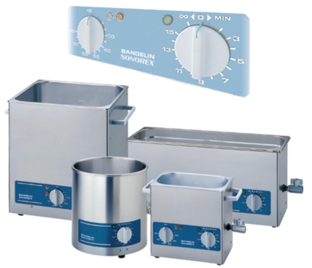 Bandelin Ultrasonic Bath RK 31 SONOREX SUPER, 0.9 Ltr., without Heating

