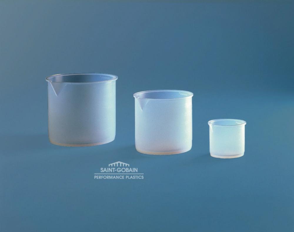 Saint Gobain Chemware 50ml PFA Beaker, dia. 42.7mm, H 43.3mm, Graduated