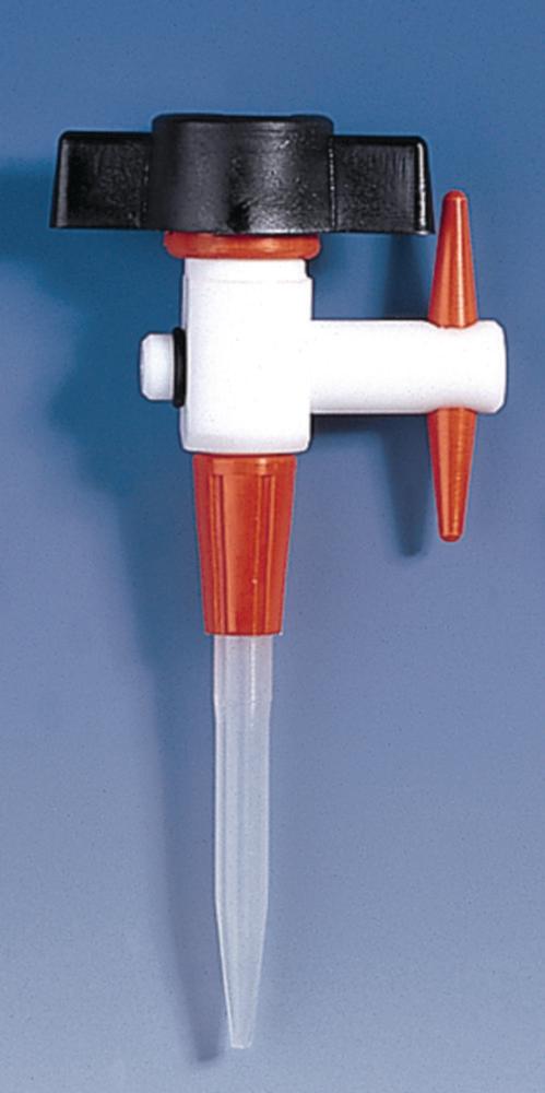 BRAND PTFE Stopcock with Olive and PP Tip

