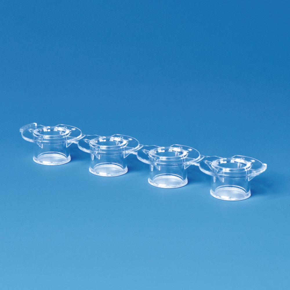 BRAND Insert Strips of 4 BRANDplates 0.4µm PS, CellGrade Plus Surface, Even Walls, Sterile, PC Membrane, 9mm, Pack of 12