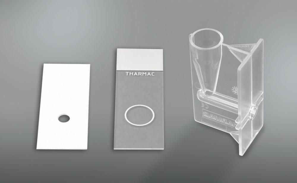 THARMAC Cytoslides Slides Coated A Circle Pack of 100

