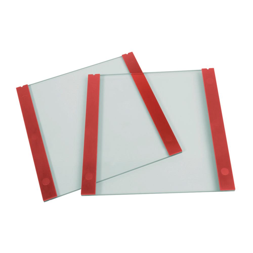 Thistle Scientific Plain Glass Plates 200x200mm with 1.5mm Bonded Spacer – Pack of 2