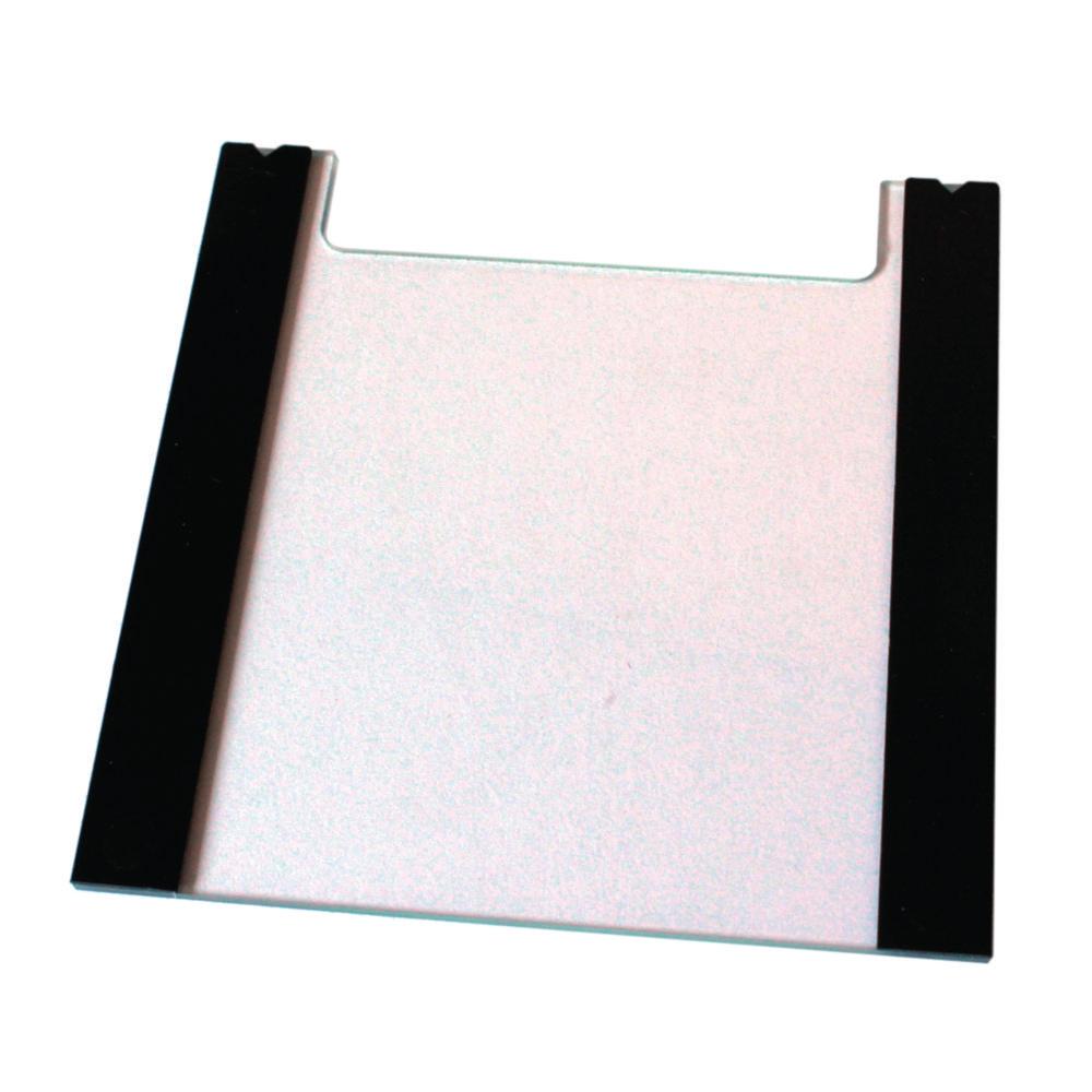 Thistle Scientific Notched Glass Plates 100x100mm with 0.75mm Bonded Spacers – Pack of 2