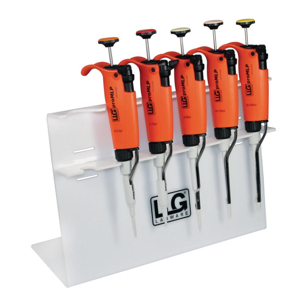 LLG Rack for 4 Micropipettes White