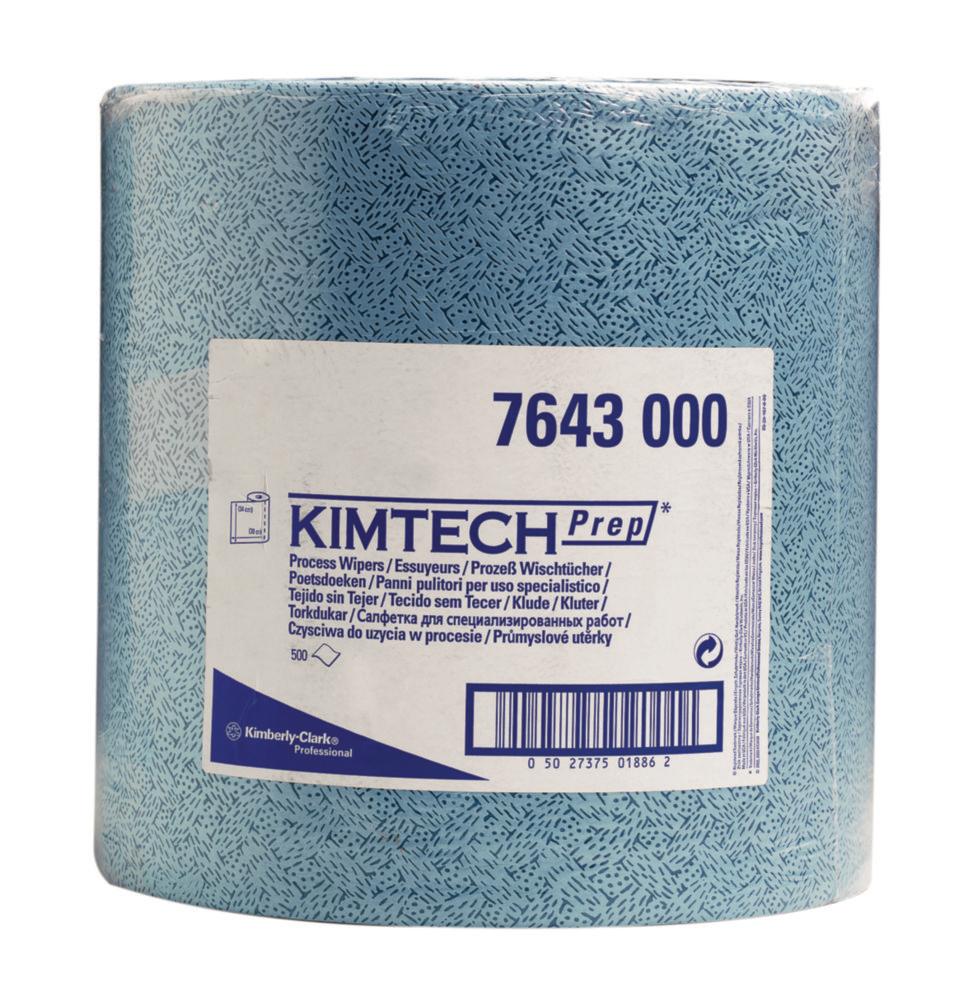 Kimberly-Clark KIMTEX Classic Wipes (340 x 380 mm), Blue, Bag of 500 Perforated Wipes