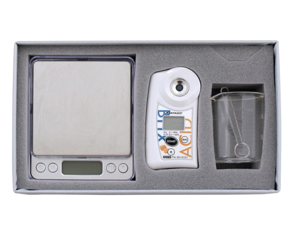 ATAGO Digital Brix Acidity Refractometer (Kiwi Fruit) Master Kit PAL-BX/ACID8, 0.0-60.0% Brix, 0.10-4.00%

