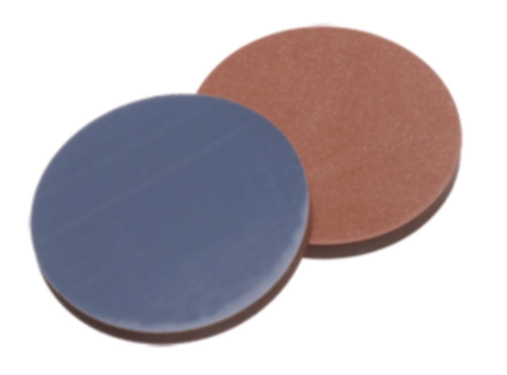 La-Pha-Pack Septa 16 mm Butyl Red/PTFE Grey 55° Shore A 1.6 mm Pack of 1000

