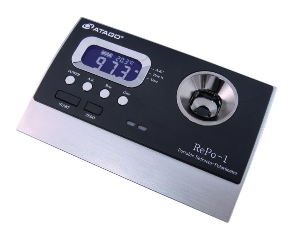 ATAGO 2-in-1 Refractometer-Polarimeter RePo-1 Package A, incl. 100ml Beaker, 50x Syringe Filter Orange, 3x Syringe 20ml, 100x Easy Filter

