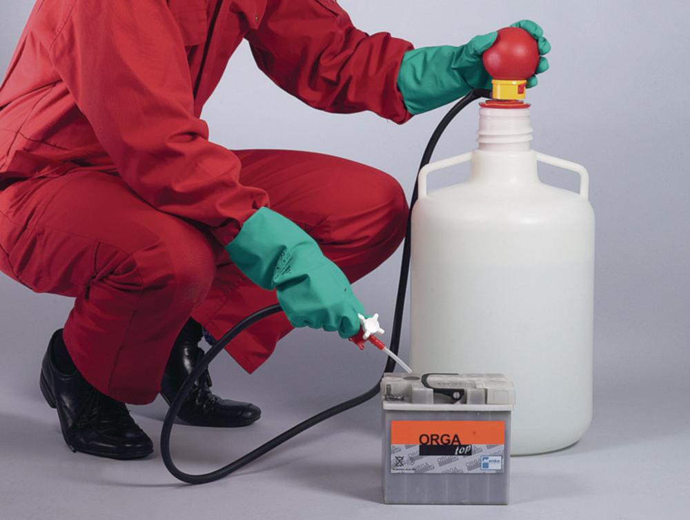 Bürkle Hand Pump, w. UNI Stopper, PP/PVC