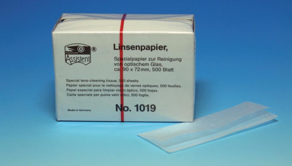 Glaswarenfabrik Karl Hecht Lens Paper for Cleaning Optical Glass, 90 x 72 mm, Pack of 500 Sheets