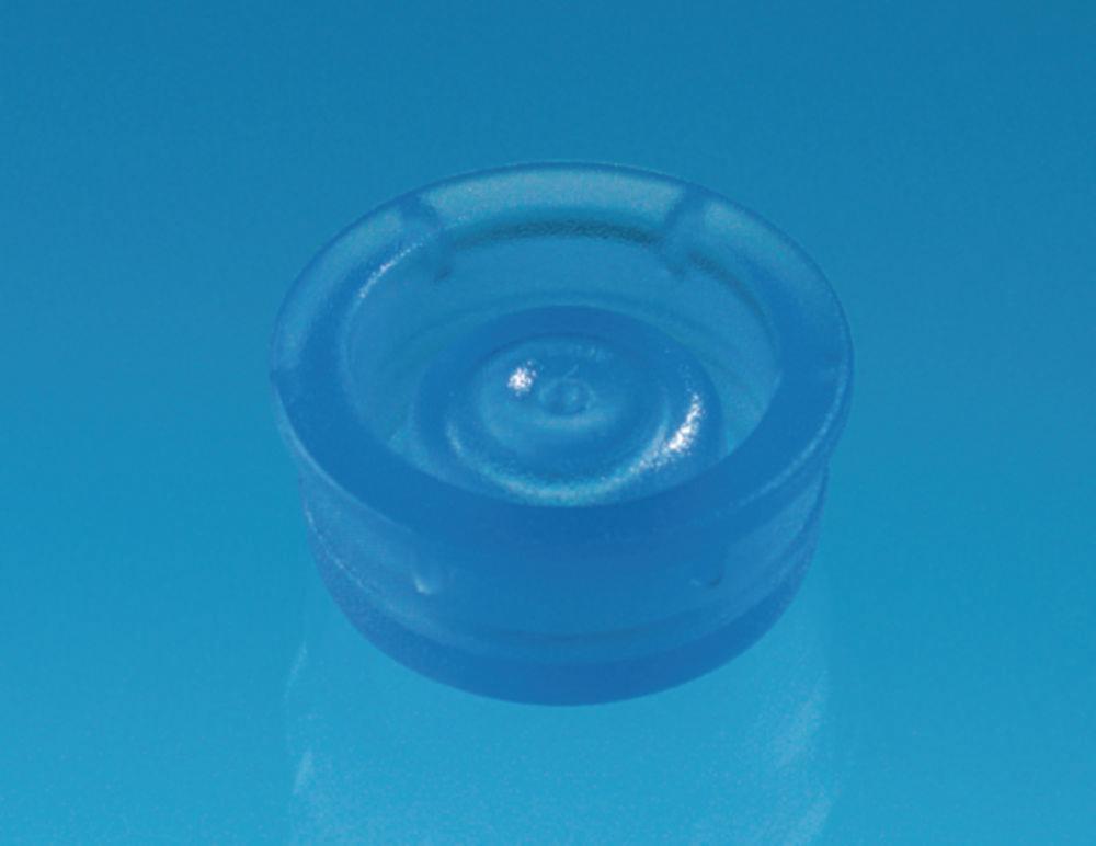 BRAND Caps for Micro Cuvettes PE Pack of 100 Blue