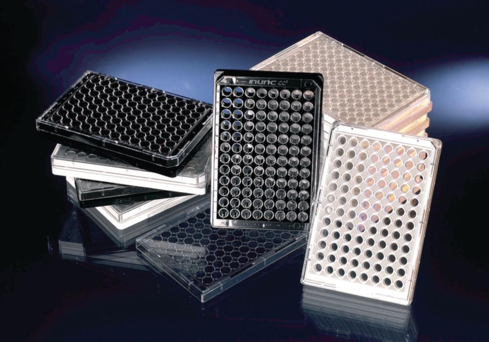 Thermo Nunc 96-Well Black/Clear Bottom Plate with Collagen I Coated Surface