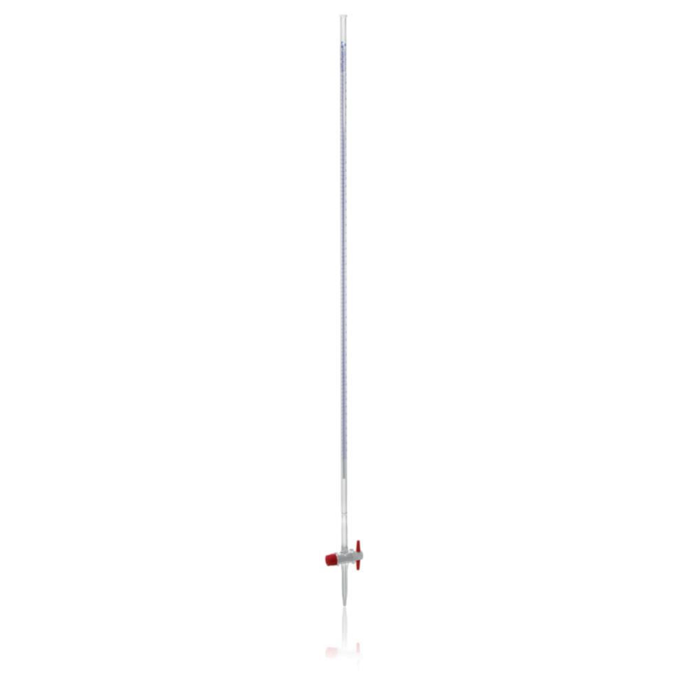 DWK DURAN Burette, 10 mL, Straight Stopcock, Class AS with PTFE Tap